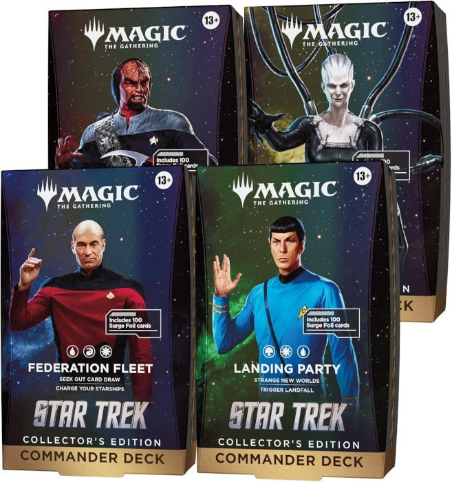 Star Trek - Collector's Edition Commander Decks Set (all 4 decks)
