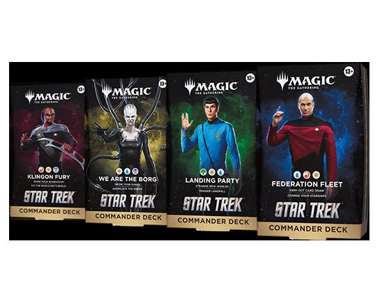 Star Trek - Commander Deck Set (All 4 Decks)